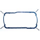 Fel-Pro Oil Pan Gaskets OS 13260 T Gasket, 1-Piece, Molded Rubber, Ford, Lincoln, Mercury, 221-302, Kit thumbnail 1