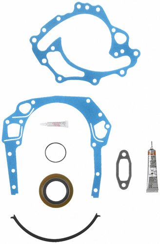 Fel-Pro Timing Cover Gaskets TCS 45283 Gasket, Cover, Cork/Rubber, Ford, Lincoln, Mercury, 351M/400, V8, Kit thumbnail 2