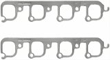 Fel-Pro Exhaust Manifold Gaskets MS 90332 Gasket, Header, Steel Core Laminate, Square Port, DeTomaso, Ford, Mercury, Set thumbnail 1