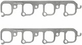 Fel-Pro Exhaust Manifold Gaskets MS 90332 Gasket, Header, Steel Core Laminate, Square Port, DeTomaso, Ford, Mercury, Set thumbnail 2
