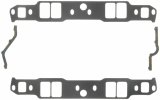 Fel-Pro Performance Intake Manifold Gasket Sets 1263 Gaskets, Manifold, Intake, 18 Degree, 2.02 in. x 1.31 in. Port, .060 in. Thick, Chevy, Small Block, Set thumbnail 2