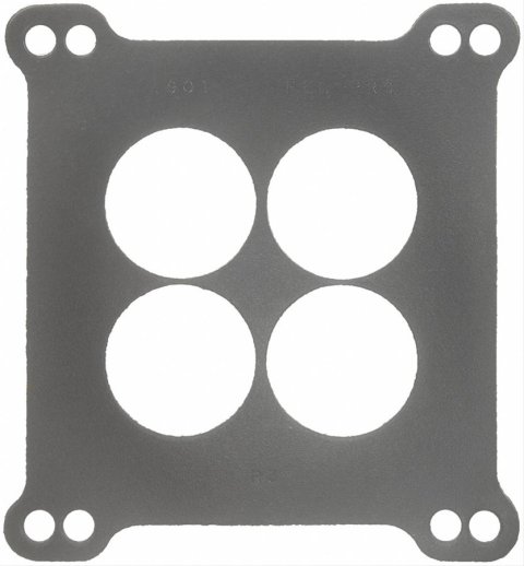 Fel-Pro Performance Carburetor Mounting Gaskets 1901 Gasket, Paper, 4-Barrel, Square Bore, 4-Hole, Each