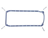 Fel-Pro Oil Pan Gaskets OS 30061 T Gasket, Rubber/Steel, Blue, Chevy BB, Each thumbnail 1