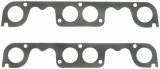 Fel-Pro Performance Exhaust Header Gasket Sets 1409 Gaskets, Header, Steel Core Laminate, Brodix Spread Port, Chevy, Small Block, Set thumbnail 2