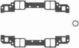 Fel-Pro Performance Intake Manifold Gasket Sets 1277 Gaskets, Manifold, Intake, 18 Degree, 2.15 in. x 1.25 in. Port, .030 in. Thick, Chevy, Small Block, Set thumbnail 2
