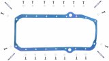 Fel-Pro Oil Pan Gaskets OS 34510 T Gasket, 1-Piece, Rubber/Steel Core, Chevy, Small Block, Thick Front Seal, Chevy, Small Block, Each thumbnail 2