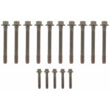 Fel-Pro Headbolt Kits ES 72220 Cylinder Head Fasteners, Bolt, M11 x 2.0, Hex Head, Steel, Black Oxide, Chevy, LS, Kit thumbnail 1