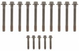 Fel-Pro Headbolt Kits ES 72220 Cylinder Head Fasteners, Bolt, M11 x 2.0, Hex Head, Steel, Black Oxide, Chevy, LS, Kit thumbnail 2