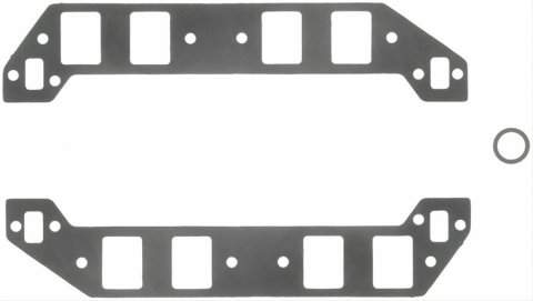 Fel-Pro Performance Intake Manifold Gasket Sets 1298 Gaskets, Intake, Composite, Dart Big Chief, 2.46 in. x 1.86 in. Port, .060 in. Thick, Chevy, 427-454, Set