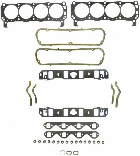 Fel-Pro Performance Marine Head Set Gaskets 17260 Gaskets, Marine, Cylinder Heads/Valve Stem Seals/Valve Cover Gaskets, Ford, 351,