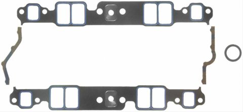 Fel-Pro Performance Marine Intake Gaskets 17320 Manifold Gaskets, Marine, Printoseal, OEM Port, Chevy, 265-400, Set