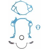 Fel-Pro Timing Cover Gaskets TCS 45024 Gaskets, Cover, Cork/Rubber, Ford, Big Block 385 Series, Kit thumbnail 1