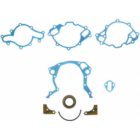 Fel-Pro Timing Cover Gaskets TCS 45449 Gaskets, Cover, Cork/Rubber, Ford, Small Block, Kit