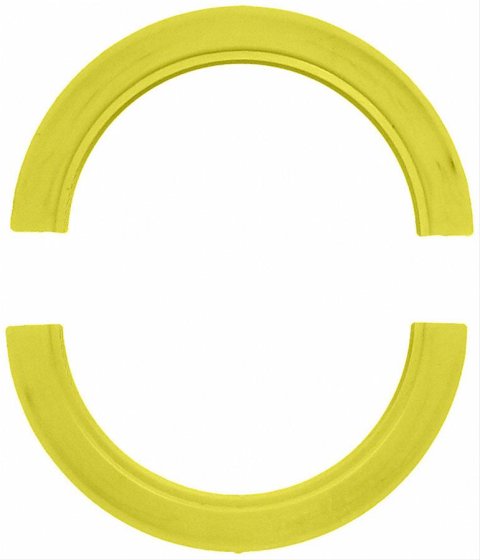 Fel-Pro Marine Rear Main Seals 17740 Seal, 2-piece Style, Rubber, Reverse Rotation Seal for Only, Chevy, Big Block, Each