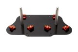 Daystar Utility Jug Components KJ50025BK Mount, Dual Cam Can Tail Gate Mount 1997-06 Jeep Wrangler TJ, Black Steel thumbnail 1