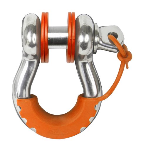 Daystar D-Ring Isolators KU70059FA Locking Isolators, Washers, Polyurethane, Fluorescent Orange, 3/4 in. Shackles, Kit thumbnail 1