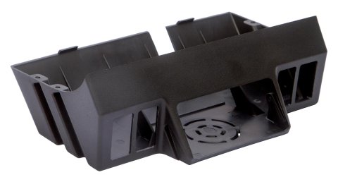 Daystar GMRS Above Dash Radio Mounts with Switches KJ71064BK Switch Panel, Switches, Windshield Mount, Plastic, Black, Four Rocker Switches, Lighted, Jeep, Each