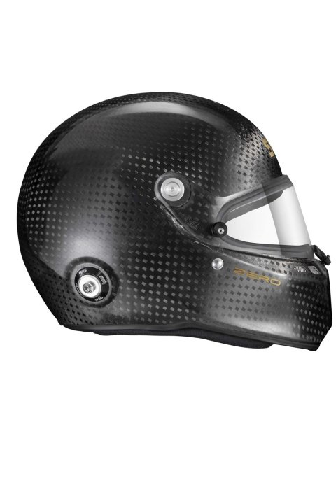 Stilo ST6 FN 8860-2018 Carbon Zero ABP Helmets AA0810AG3S55 Helmet, ABP, Full, Gloss, Fiber, Snell SA2020, FIA 8860-2018-ABP-Zero, Clear Visor, Small, 55cm, EPS Liner, Each thumbnail 3