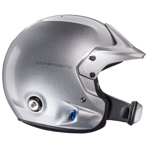 Stilo Venti WRC Composite Helmets AA0220BG2T54 Helmet, Composite, Gloss Silver, Snell SA2020/FIA 8859-2015, No Graphic, X-Small, Each thumbnail 6