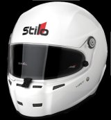 Stilo ST5 KRT20 Karting Helmets AA0714AH2U59 Helmet, KRT20, Karting, Full, Gloss, White, Clear Shield, Snell K2020, EPS Liner, No Graphic, Large, Each thumbnail 1