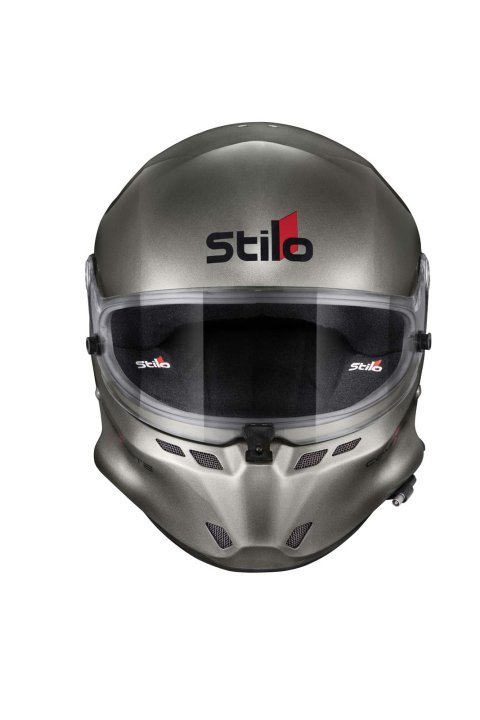 Stilo ST6 GT Composite Helmets AA0800AF2V57 Helmet, Composite, Full, Gloss, Titanium, Snell SA2020, FIA 8859-2024, Clear Visor, Medium, 57cm, EPS Liner, Each thumbnail 5