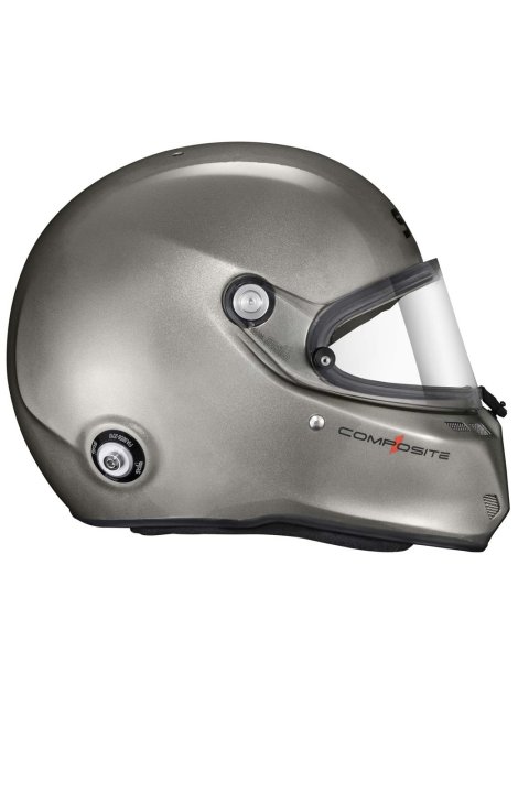 Stilo ST6 FN Composite Helmets AA0810AF2V64 Helmet, Composite, Full, Gloss, Titanium, Snell SA2020, FIA 8859-2018, Clear Visor, 3X-Large, 64cm, EPS Liner, Each thumbnail 4