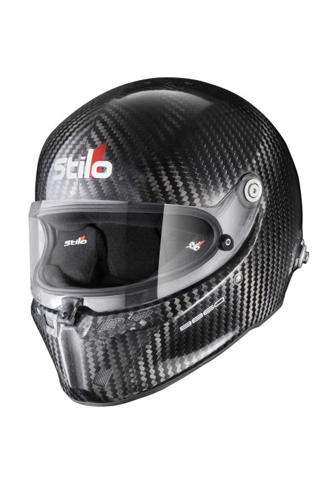 Stilo ST6 FN 8860-2018 Carbon Helmets AA0810AG1R57 Helmet, Carbon, Full, Gloss, Fiber, Snell SA2020, FIA 8860-2018, Clear Visor, Medium, 57cm, EPS Liner, Each thumbnail 5