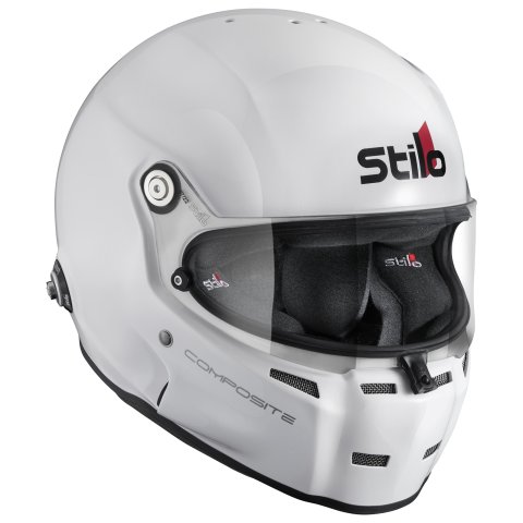 Stilo Helmets AA0700AF2T540101 ST5 GT COMP XS/54 WHITE W/BLK SA2020