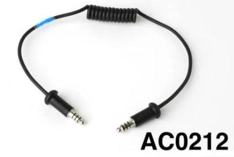 Stilo Intercom Adapter Cords AC02122 Helmet Communicator Accessories, Cord, Adap to 4C IMSA-Road Race Adapter, Each thumbnail 2
