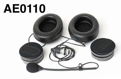 Stilo Radio Helmet Kits AE0110 Communicator Accessories, Earmuff Loudspeakers, Noise Cancelling Magnetic-Dynamic BOOM, Each thumbnail 1