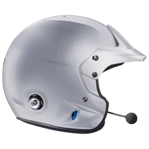Stilo Venti Trophy Plus Rally Helmets AA0112EG2T64 Helmet, Rally, Silver, Snell SA2020/FIA 8859-2015, EPS Liner, No Graphic, 3X-Large, Each thumbnail 2