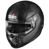 Stilo Carbon CMR Karting Helmets AA0722AH1P55 Helmet, Karting, Full Face, Black Fiber, Gloss, Clear Shield, Snell CMR2016, No Graphic, Small, Each thumbnail 1