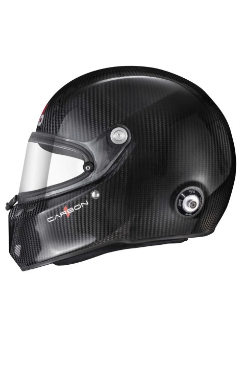 Stilo ST6 FN Carbon Helmets AA0810AF1V63 Helmet, Carbon, Full, Gloss, Fiber, Snell SA2020, FIA 8859-2018, Clear Visor, 2X-Large, 63cm, EPS Liner, Each thumbnail 4
