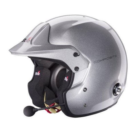 Stilo Venti Trophy Plus Rally Helmets AA0112EG2T54 Helmet, Rally, Silver, Snell SA2020/FIA 8859-2015, EPS Liner, No Graphic, X-Small, Each thumbnail 1