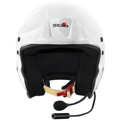 Stilo Venti Sport Plus Composite Helmets AA0132HG2T55 Helmets, Composite, White, Gloss, Snell SA2020, FIA-8859-2020, Boom Mic/Speakers, Open Face, No Graphic, Small, Each thumbnail 3