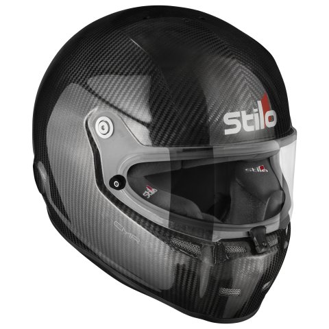 Stilo Carbon CMR Karting Helmets AA0722AH1P54 Helmet, CMR, Full, Fiber, Clear Shield, Snell CMR2016, No Graphic, X-Small, Each thumbnail 6