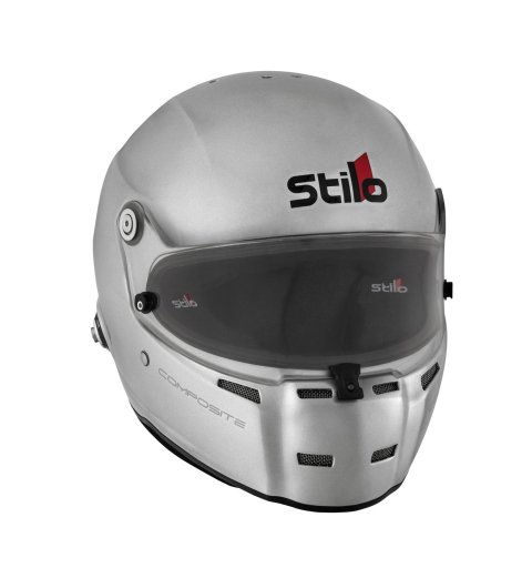 Stilo ST5 FN Composite Helmets AA0710AF2T61 Helmet, Composite, Full, Carbon Fiber, Clear Shield, Snell SA2020/FIA 8859-2020, EPS Liner, No Graphic, X-Large, Each thumbnail 3