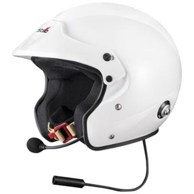 Stilo Venti Sport Plus Composite Helmets AA0132HG2T61 Helmets, Composite, White, Gloss, Snell SA2020, FIA-8859-2020, Boom Mic/Speakers, Open Face, No Graphic, X- Large, Each thumbnail 2