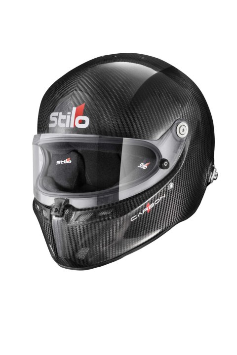 Stilo ST6 FN Carbon Helmets AA0810AF1V54 Helmet, Carbon, Full, Gloss, Fiber, Snell SA2020, FIA 8859-2018, Clear Visor, X-Small, 54cm, EPS Liner, Each thumbnail 2