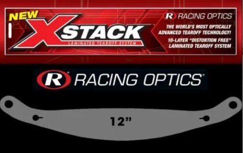 Stilo Helmet Visor Laminated Tear-offs 10252C Accessories, Tear-Offs, ST5, 2MM, Plastic, Clear, Large Tabs, 3 Packs of 10, Set thumbnail 2