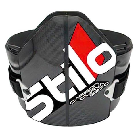 Stilo Carbon Curva 8870 Rib and Chest Protectors AS0002M Protectors, 8870, Adjustable, Fiber, Black, White, FIA 8870, Medium, Each thumbnail 1