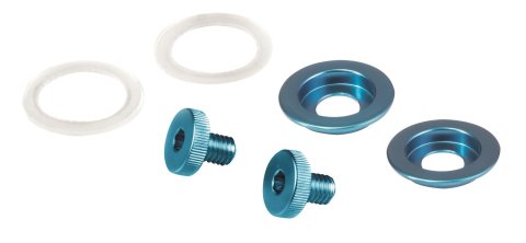 Stilo Helmet Components YA0865B Accessories, ST5 PEAK SCREW KIT/BLUE thumbnail 1