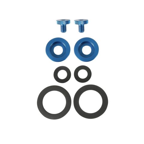 Stilo Helmet Components YA0865B Accessories, ST5 PEAK SCREW KIT/BLUE thumbnail 2