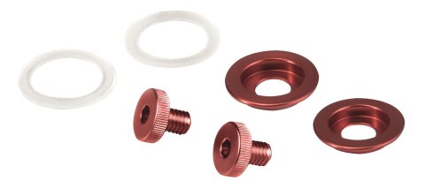 Stilo Helmet Components YA0865R Accessories, ST5 PEAK SCREW KIT/RED thumbnail 1