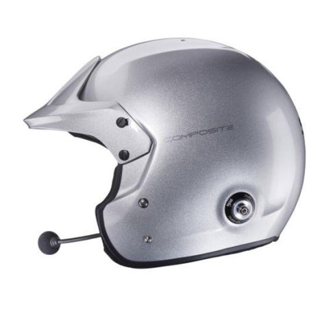 Stilo Venti Trophy Plus Rally Helmets AA0112EG2T57 Helmet, Rally, Silver, Snell SA2020/FIA 8859-2015, EPS Liner, No Graphic, Mediuml, Each thumbnail 4