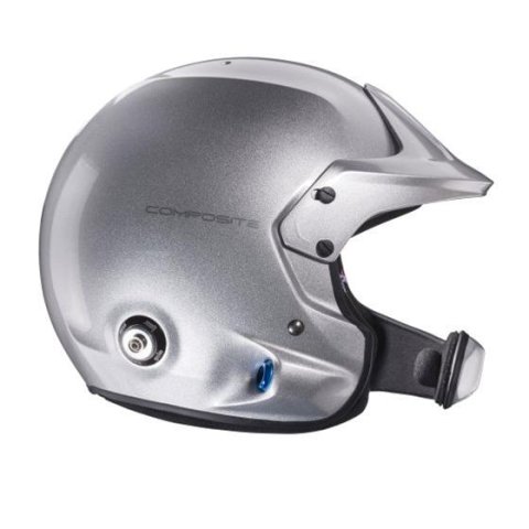 Stilo Venti WRC Composite Helmets AA0220BG2T57 Helmet, Composite, Gloss Silver, Snell SA2020/FIA 8859-2015, No Graphic, Medium, Each thumbnail 2