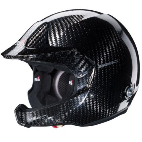 Stilo Venti WRC 8860 Carbon Helmets AA0220BG1R55 Helmet, Carbon, Fiber, FIA 8860-2018, No Graphic, Small, Each thumbnail 2