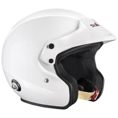 Stilo Venti Sport Jet Composite Helmets AA0132AG2T55 Helmets, Composite, White, Gloss, Snell SA2020, FIA-8859-2020, Open Face, No Graphic, Small, Each thumbnail 2