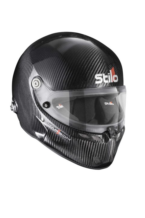 Stilo ST6 GT Carbon Helmets AA0800AF1V55 Helmet, Carbon, Full, Gloss, Fiber, Snell SA2020, FIA 8859-2024, Clear Visor, Small, 55cm, EPS Liner, Each thumbnail 1