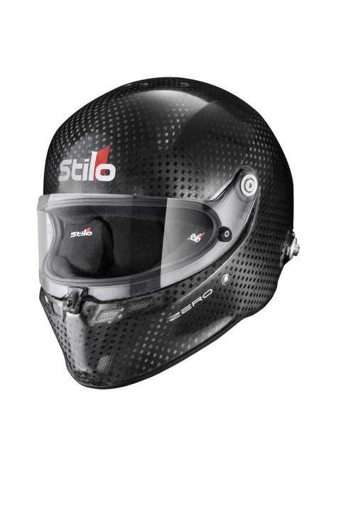 Stilo ST6 FN 8860-2018 Carbon Zero Helmets AA0810AG3R63 Helmet, Zero, Full, Gloss, Fiber, Snell SA2020, FIA 8860-2018-Zero, Clear Visor, 2X-Large, 63cm, EPS Liner, Each thumbnail 2